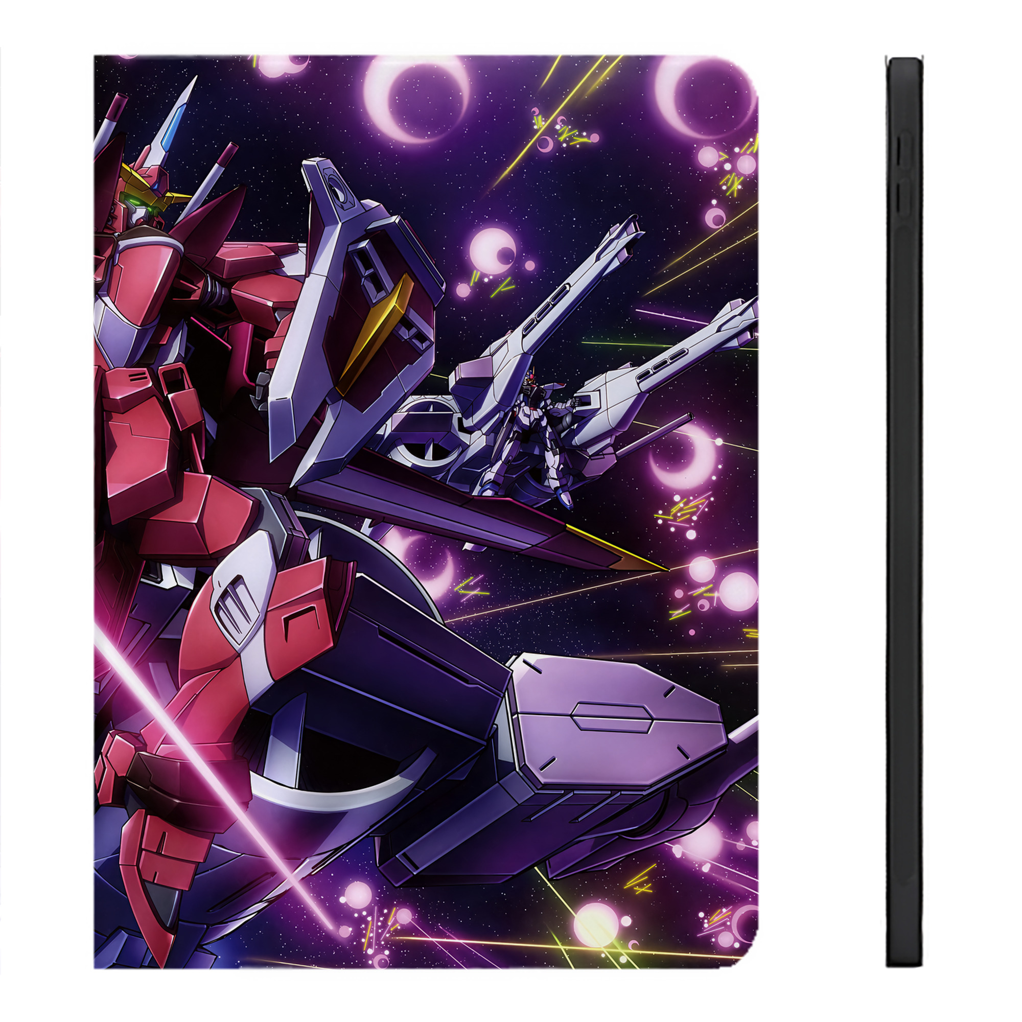 （画像用） 機動戦士ガンダム Mobile Suit Gundam IPadケース ペンホルダー付き ブックスタイルデザイン
